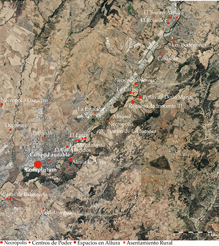 Territorio en torno a Complutum (imagen Manuel Castro-Priego).
